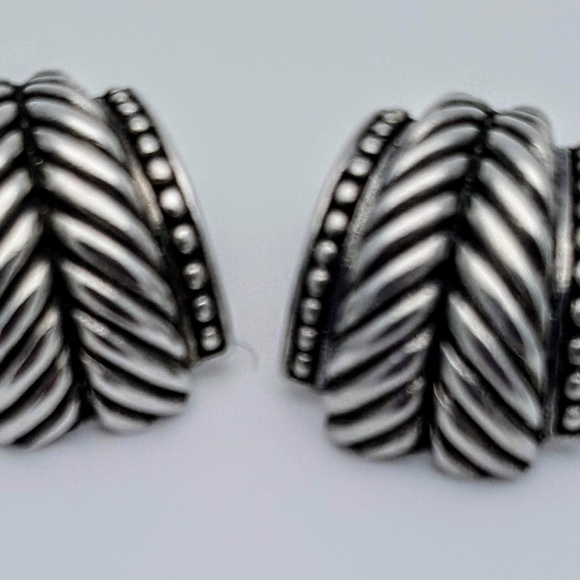 Awesome Sterling Silver Earrings - Picture 1 of 5
